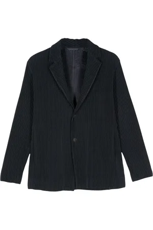 Issey Miyake Plissé-effect blazer