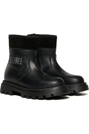 Maison Margiela Logo-appliqué ankle boots