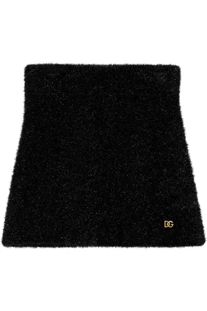 Dolce & Gabbana Appliqué-logo skirt
