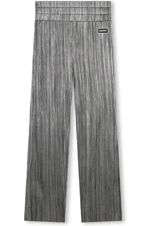 DKNY Plissé-effect trousers