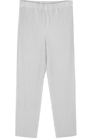 Issey Miyake Plissé-effect trousers