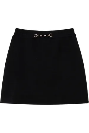Twin-Set Rhinestone-appliqu?? mini skirt