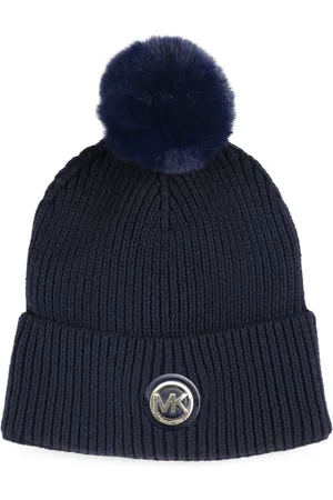 Michael Kors Appliqué-logo ribbed beanie