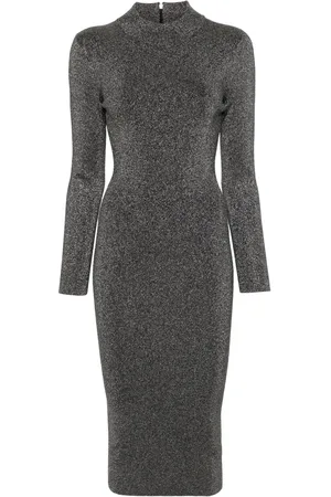 Michael Kors Lamé midi dress