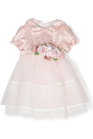 COLORICHIARI Floral-appliqué dress