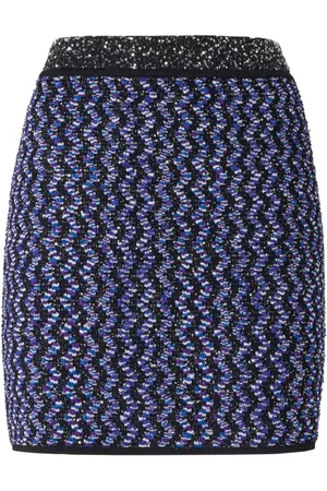 Missoni Zigzag lamé mini skirt
