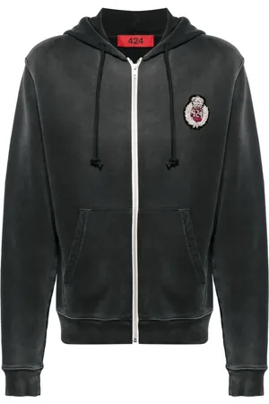 424 FAIRFAX Appliqu??-logo cotton hoodie