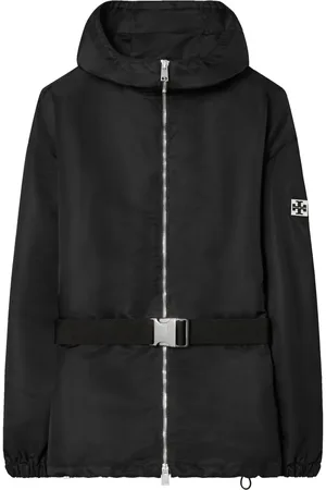 Tory Burch Logo-appliqu?? hooded jacket