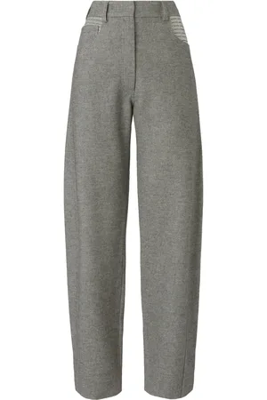 GENNY Mélange-effect trousers