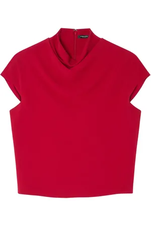VERSACE Mock-neck T-shirt