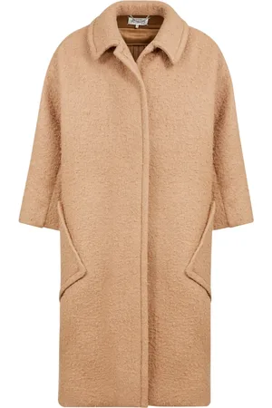 Maison Margiela Oversized effect bouclé mohair coat