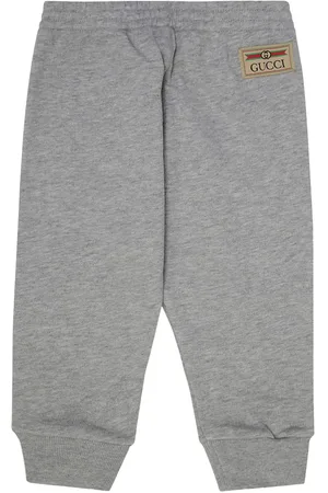 Gucci Logo-appliqu?? felted track pants