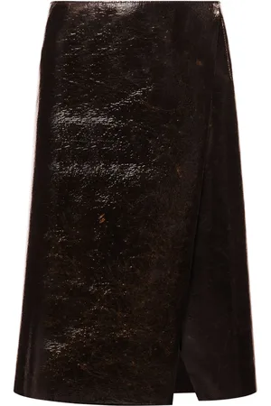 Serafini Glossy A-line skirt