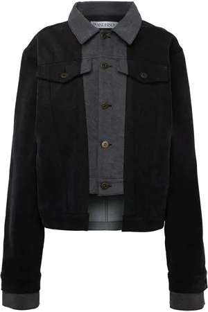 J.W.Anderson Logo-appliqu?? layered denim jacket