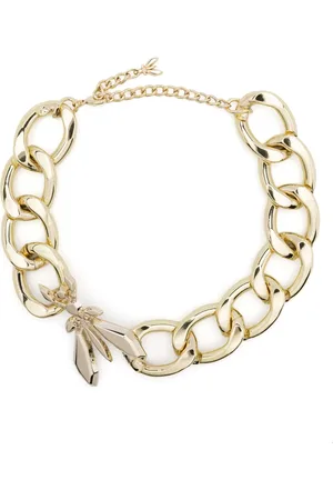 Patrizia Pepe Fly-appliqué chain necklace
