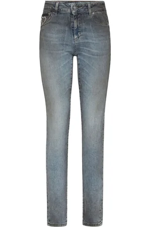Philipp Plein Logo-appliqué skinny jeans
