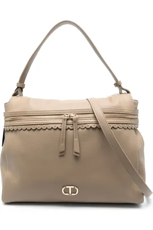 Twin-Set Large Cécile logo-plaque tote bag