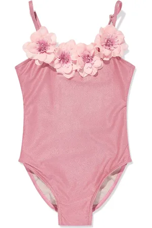 Selini Action Floral-appliqu?? swimsuit