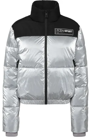 Philipp Plein Logo-appliquéd puffer jacket