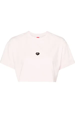 Ground Zero Logo-appliqu?? cropped T-shirt