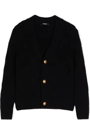 Balmain Logo-appliqu?? cardigan