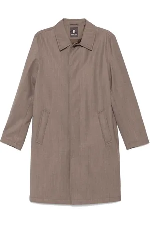 Boggi Milano Mélange-effect coat