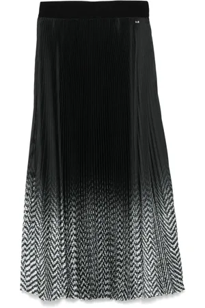 HERNO Pliss?? midi skirt