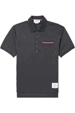 Thom Browne Rwb Pocket Trim Piqu?? Polo
