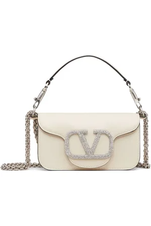 VALENTINO GARAVANI Small Loc?? crystal-embellished shoulder bag