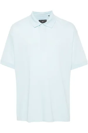 Y-3 Logo-rubberised cotton piqu?? polo shirt
