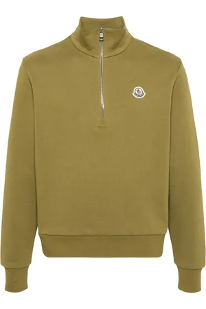 Moncler Appliqu??-logo cotton sweatshirt