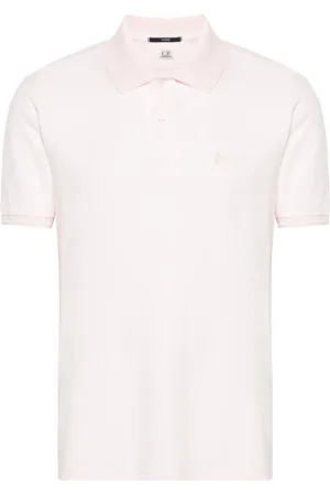 C.P. Company Logo-patch piqué polo shirt