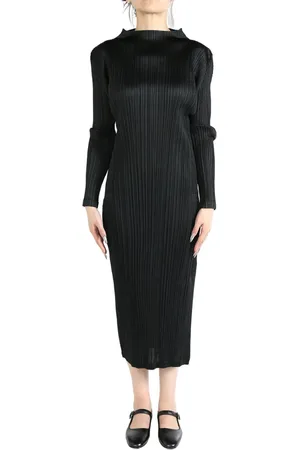 PLEATS PLEASE ISSEY MIYAKE Plissé midi dress