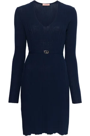 Twin-Set Plissé mini dress