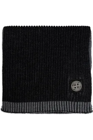 Stone Island Vanisé-knit wool scarf