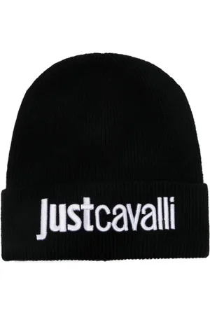 Roberto Cavalli Embroidered-logo beanie