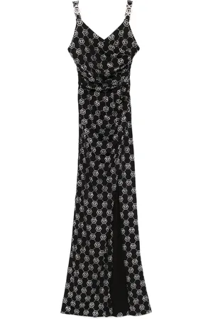 Philipp Plein Logo-appliqu?? maxi dress