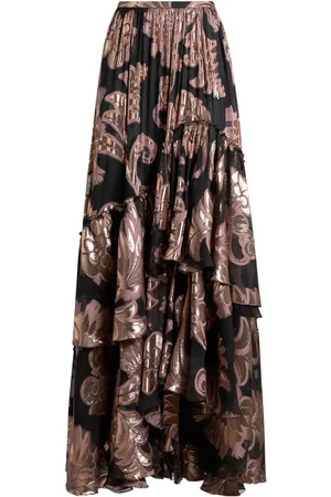 Etro Fil-coupé jacquard maxi skirt