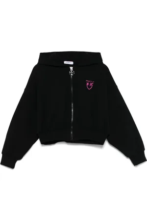 Pinko Love Birds-appliqué hoodie