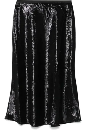 Ralph Lauren Lamé midi skirt