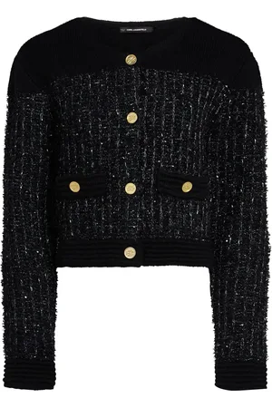 Karl Lagerfeld Bouclé knit cardigan