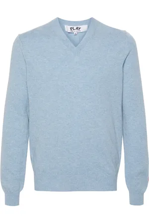 Comme des Garçons Logo-appliqué wool jumper