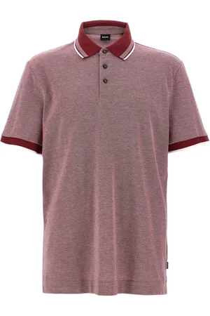 HUGO BOSS Logo-detail piqu?? polo shirt