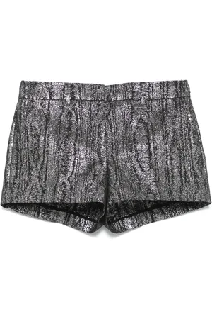 Michael Kors Metallic moiré shorts