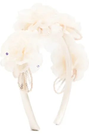 Self-Portrait Flower-appliqu?? head band