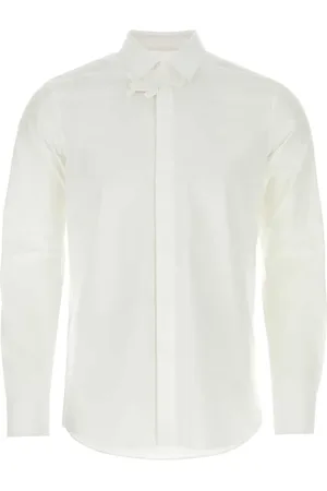 VALENTINO GARAVANI Flower-appliqué poplin shirt