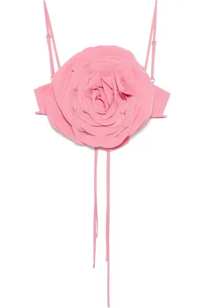 BLUMARINE Floral-appliqu?? top