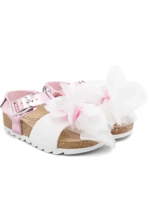 MONNALISA Floral-appliqu?? sandals