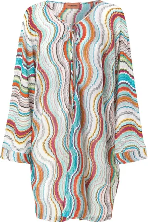 Missoni Wave lamé beach dress