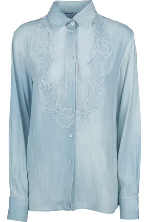 ERMANNO SCERVINO Floral appliqu?? shirt